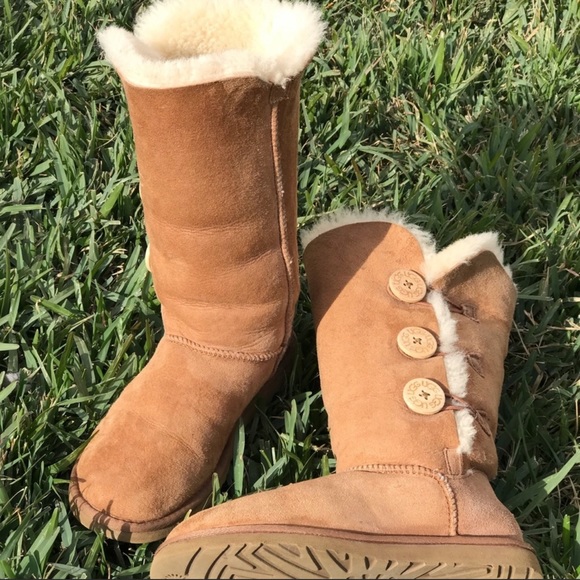 UGG🍂🍁Triplets Chestnut Sz 5 - Picture 2 of 13